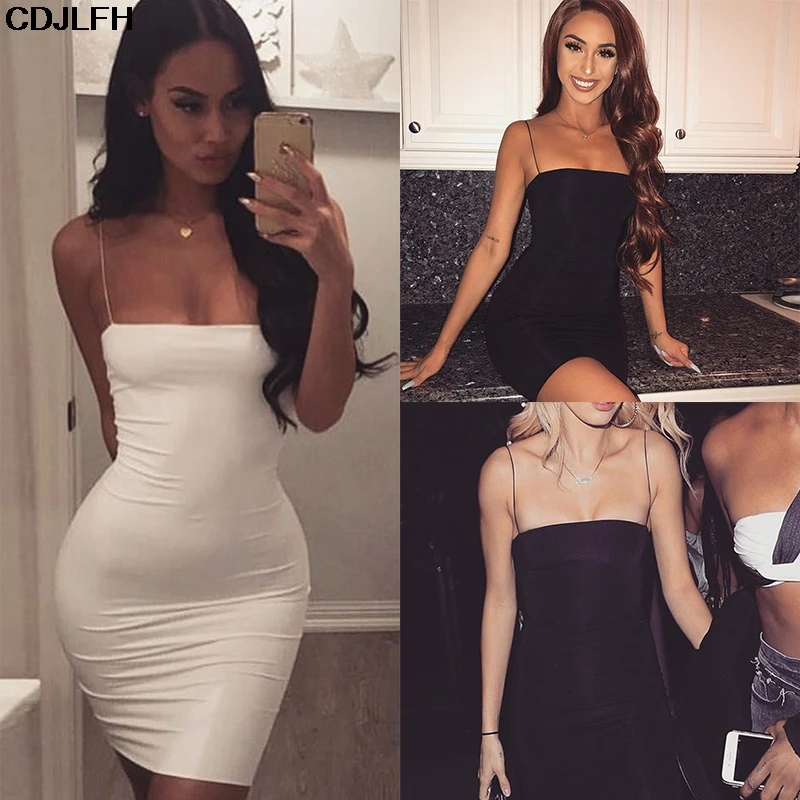 Летняя рубашка платье Для женщин Bodycon V образным вырезом пляжные платья без рукавов, с низким вырезом на спине, элегантные вечерние миди платье пикантная Клубная одежда