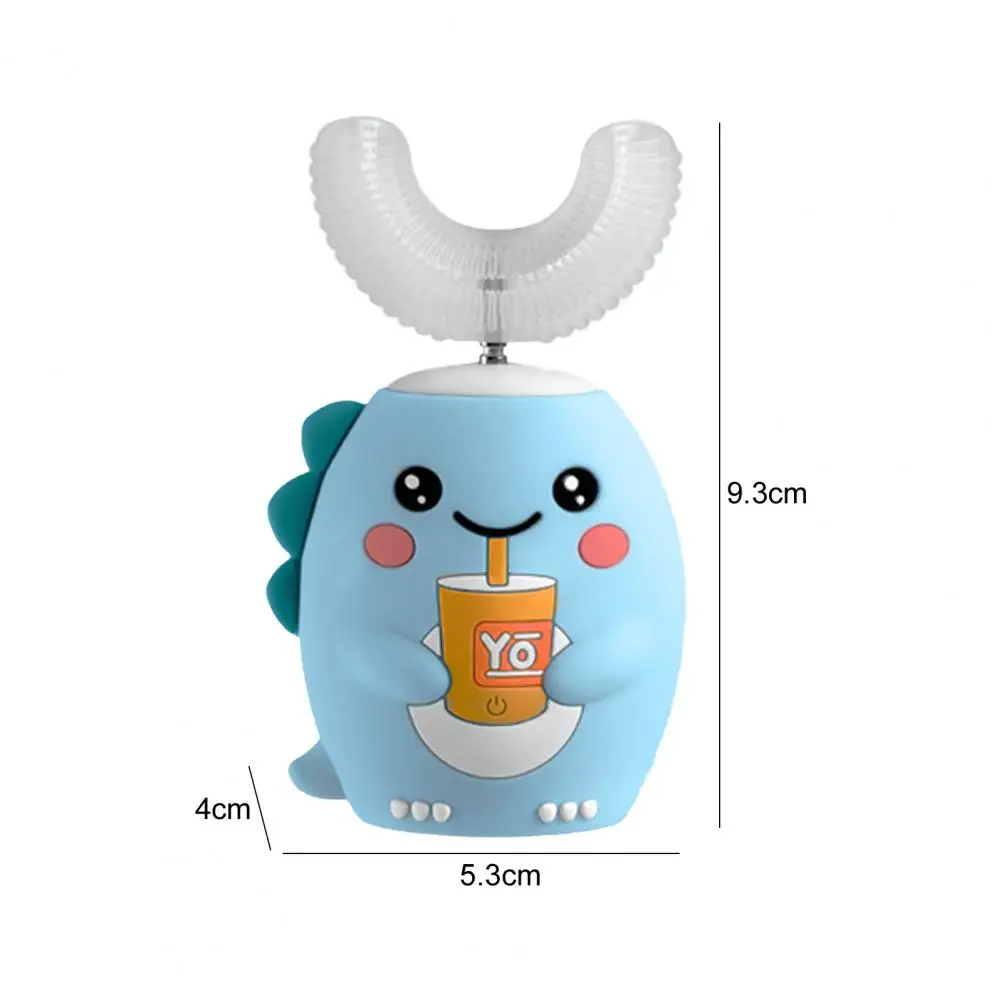 

Tooth Brush Smart Kids Electric Toothbrush U Type Silicon Rechargeable Automatic Ultrasonic Teeth Tooth Brush Cartoon Pattern