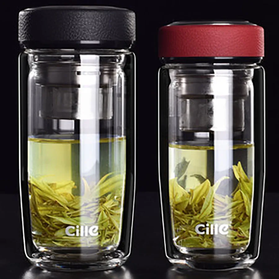 Стеклянная бутылка для воды милая моя Спортивная заваривания чая спорта на