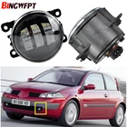 2 светодиодный т. Автомобильные светодиодные противотуманные фары H11 12 В для Renault Megane 23 Duster Logan Fluence Koleos Kangoo Sandero Thalia