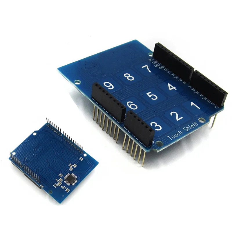 Сенсорный экран UNO R3 MEGA 2560 емкостная сенсорная панель 9 клавиатура для Arduino