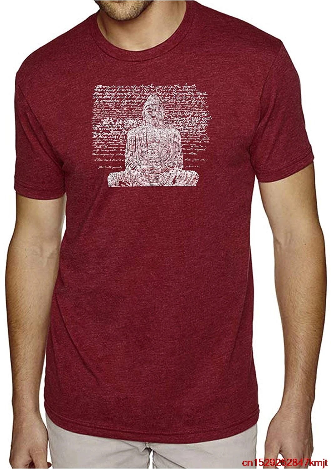 FGHFG Мужская рубашка премиум-класса с надписями TFGHFG Дзен Будда | одежда