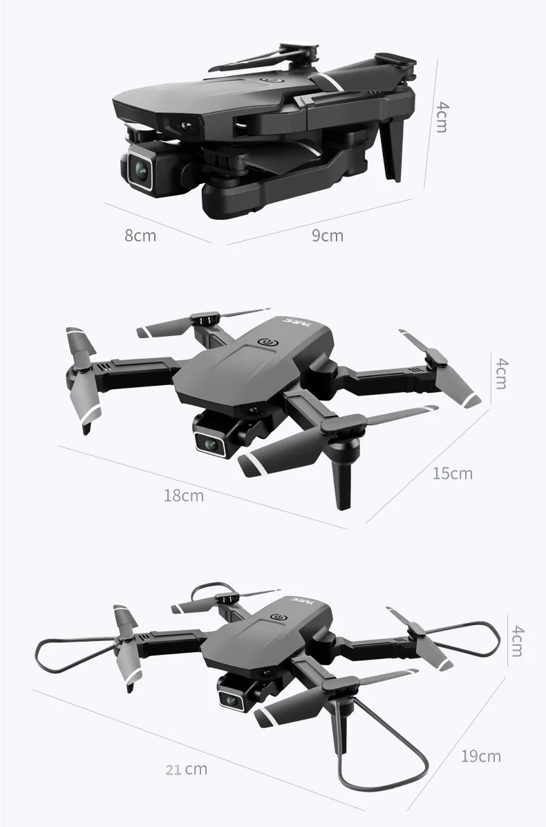 Unmanned aerial vehicle folding four-axis mini aircraft HD aerial photography dual-camera fixed height children rc aircraft toys enlarge