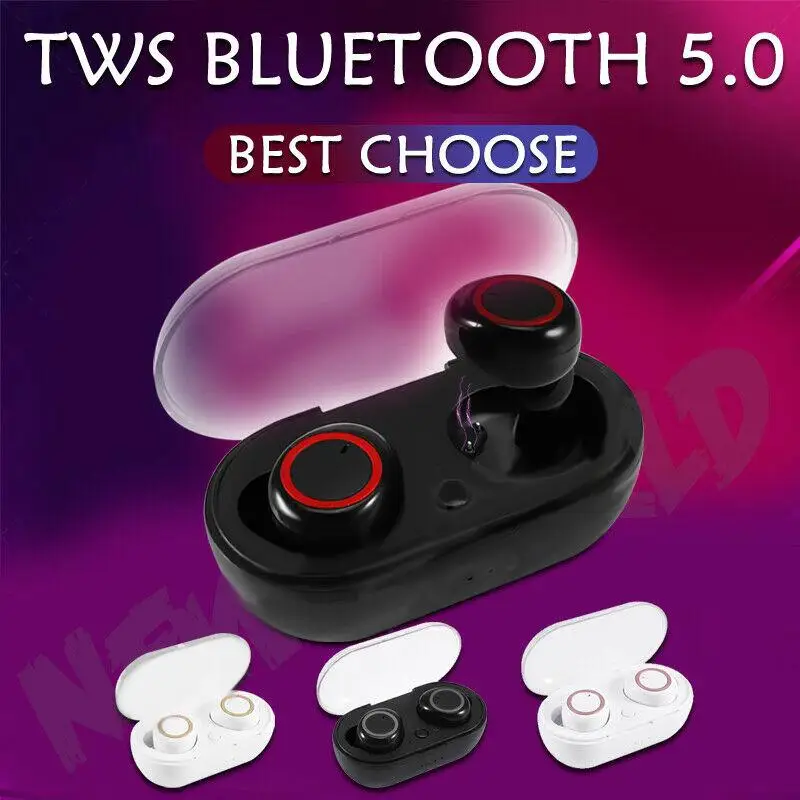 Qs1 TWS 5 0 Bluetooth наушники 3D стерео беспроводные с двойным микрофоном