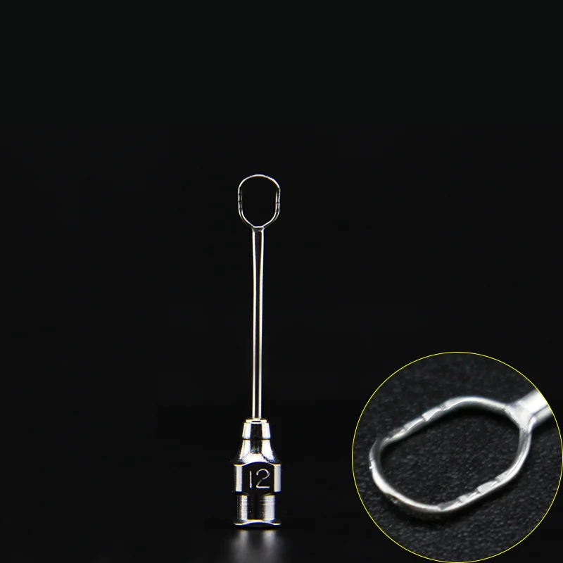 

Flushing Type Crystal Wire Loop Ophthalmic Microsurgery Equipment Circle Spoon Snare 3*8 5*7 Flushing Wire Loop