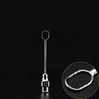flushing type crystal wire loop ophthalmic microsurgery equipment circle spoon snare 38 57 flushing wire loop