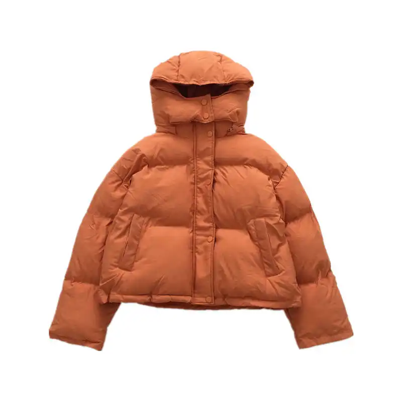 

Simple Candy Color Short Cotton Padded Winter Coat Women Loose Hooded Warm Puffer Jacket Female Thick Hooded Winter Parkas C6765