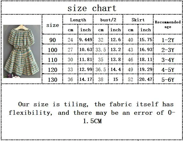 

Toddler Baby Girl Clothes Set Plaids Off Shoulder Tops Skirt Casual 2PCS Outfits Summer Clothes Girls Short Sleeve 1-6Y