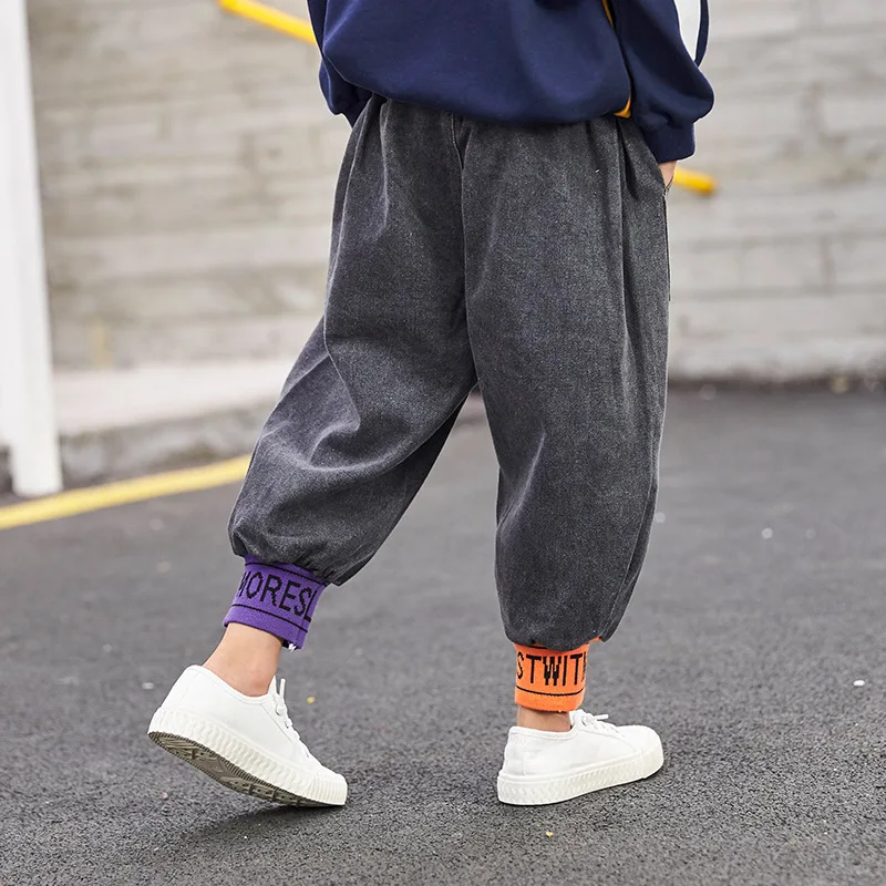 Джинсы-шаровары эластичные для мальчиков на возраст 6-13 лет | Мать и ребенок