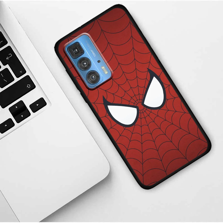 marvel sipderman painting for motorola moto g60 50 40 x3 e6i e7i power edge 20 pro lite fusion 5g 2021 soft black phone case free global shipping