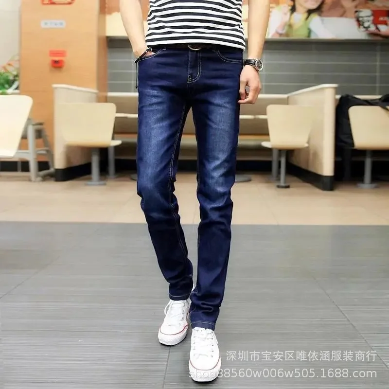 

2021 Spring and Fall Fashion Trend Men's Jeans, Retro Casual Comfortable Stretch Fashion Jeans NZKA25