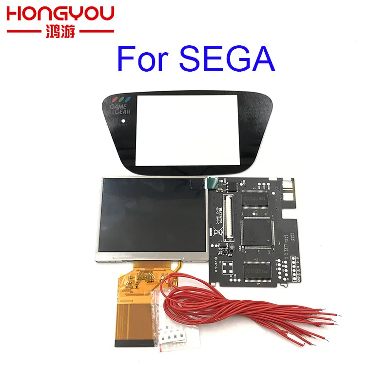 ЖК дисплей Экран для SEGA Шестерни HighLit полный Дисплей VGA Out мод Выделите