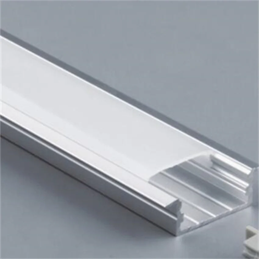 

2m/pcs 90m/Lot Free shipping aluminum profile with cover and end caps for led strips wood wall lights decorate lights
