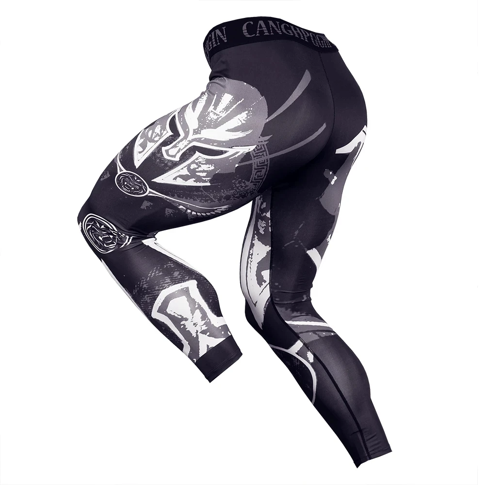

Men's Compression Pants Men Sportswear Jogging Skinny Trousers Elastic Gym Fitness Training Bottoms Tights Running Leggings Men