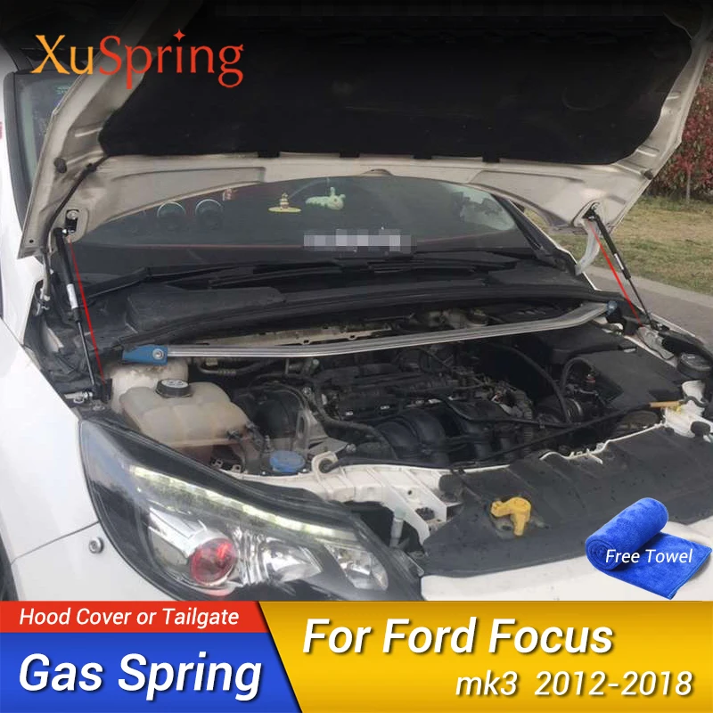

Подъемник для капота автомобиля, стойка, демпфер для Ford Focus 2012 2013 2014 2015 2016 2017 2018, автомобильные аксессуары