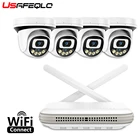 Беспроводная система видеонаблюдения H.265, 8 каналов, Wi-Fi, Xmeye, NVR, 3 Мп, 5 Мп, наружная водонепроницаемая IP-камера безопасности с поддержкой Wi-Fi, комплект видеонаблюдения с аудио