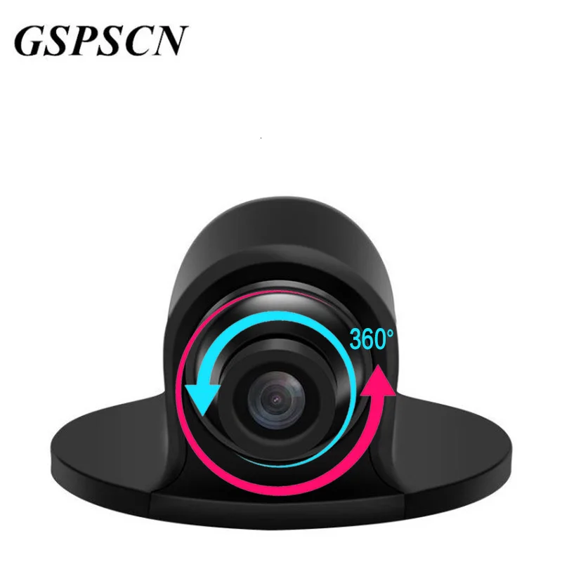 GSPSCN Мини CCD Coms HD ночное видение 360 градусов Автомобильный вид спереди/вид сбоку/камера заднего вида
