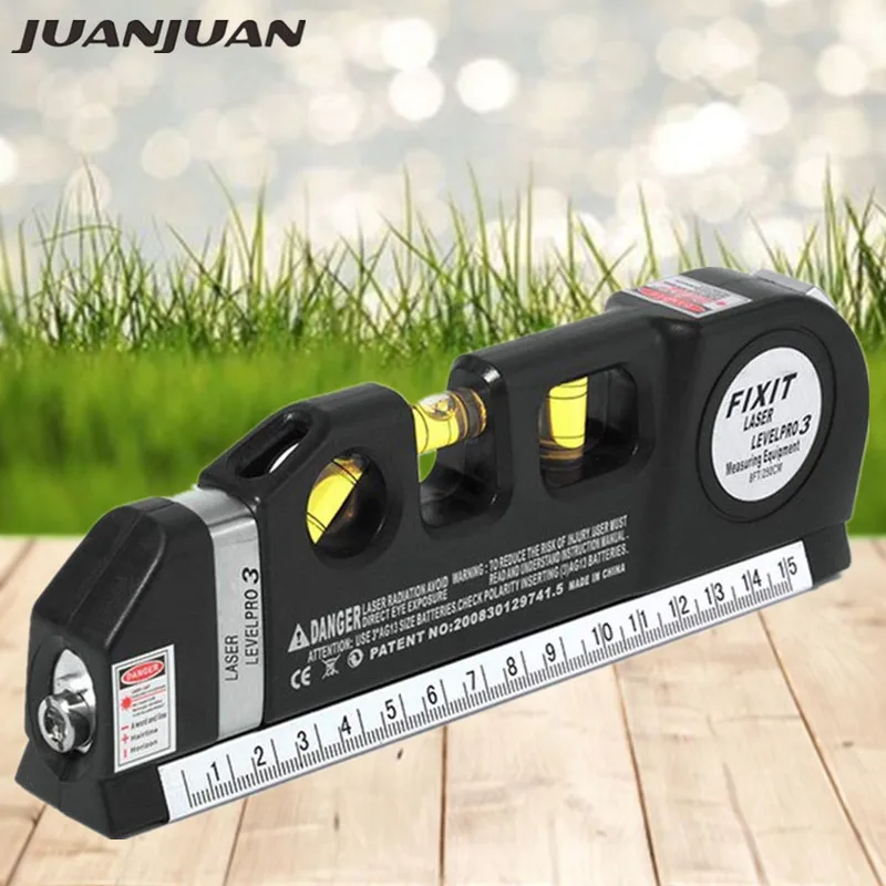 Лазерный уровень горизонтальное вертикальное измерение 8FT выравниватель