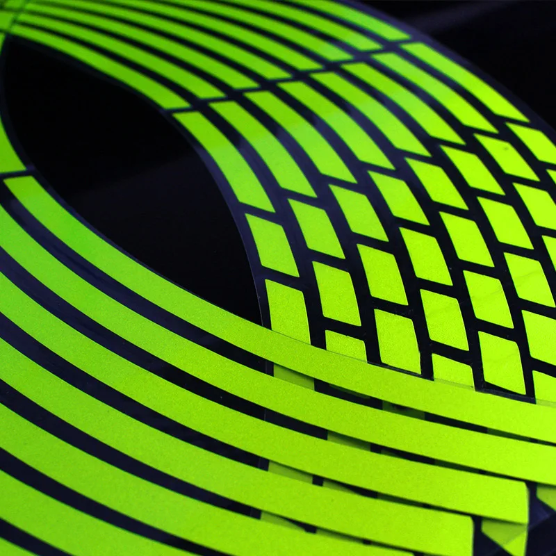 

Motorcycle Wheel Sticker Motocross Reflective Decals Rim Tape Strip For Honda Kawasaki