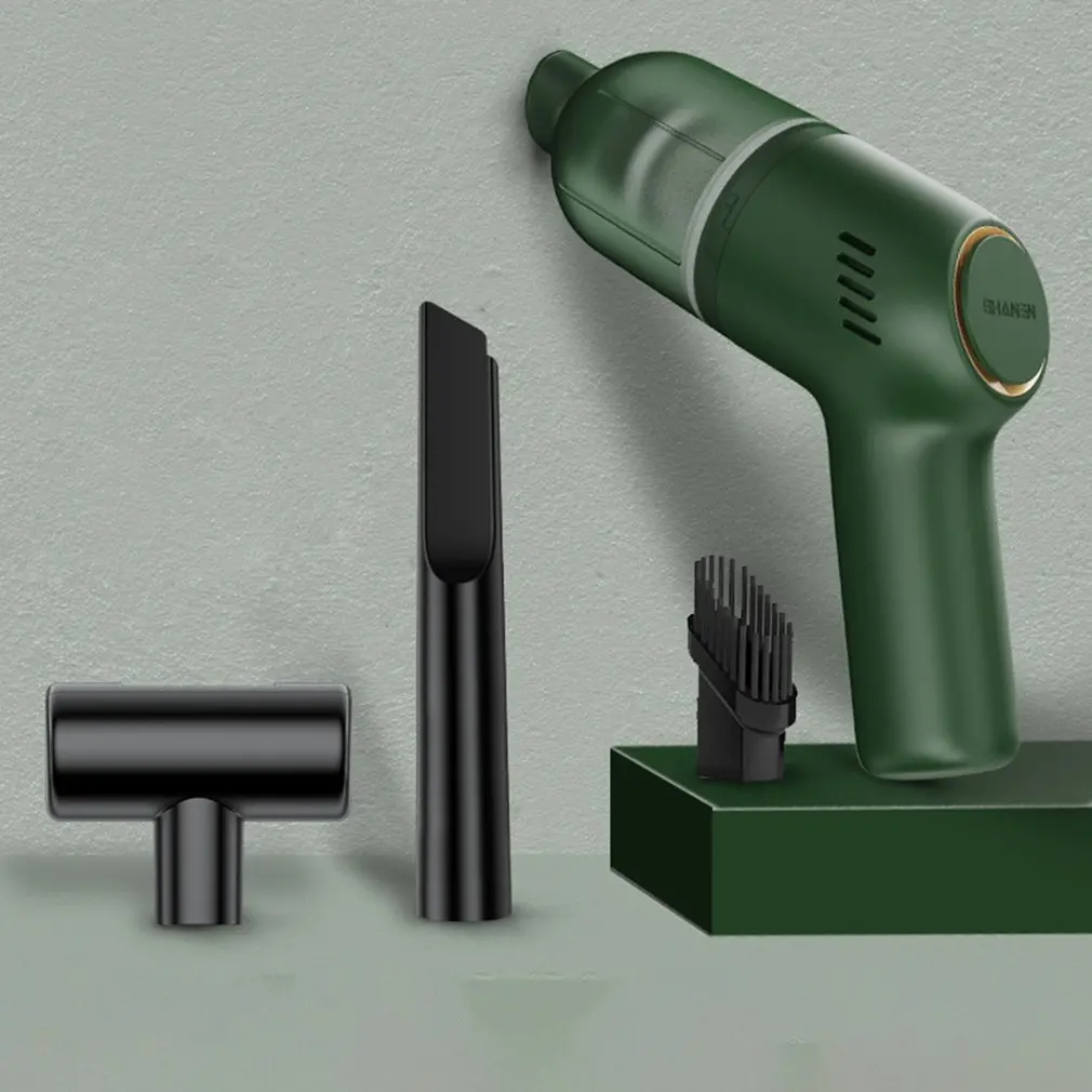 

Автомобильный портативный мини-пылесос двойного использования с USB, портативный беспроводной Перезаряжаемый бытовой ручной пылесос