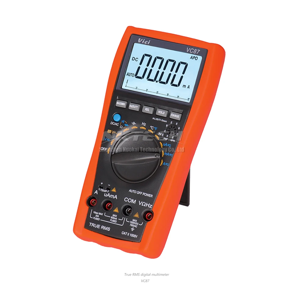 Цифровой мультиметр VICI VC87 VSD измеритель с функцией True RMS термостойкость емкость