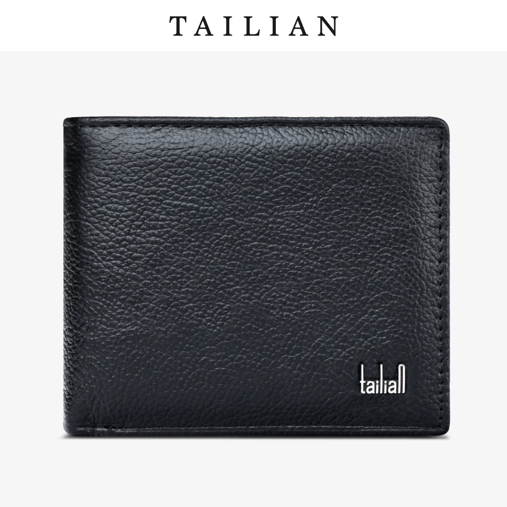 

Small Men's Wallet Short Genuine Leather Wallet Youth Men's Horizontal Wallet Trend Card Pack Purse Men Wallet Free Shipping