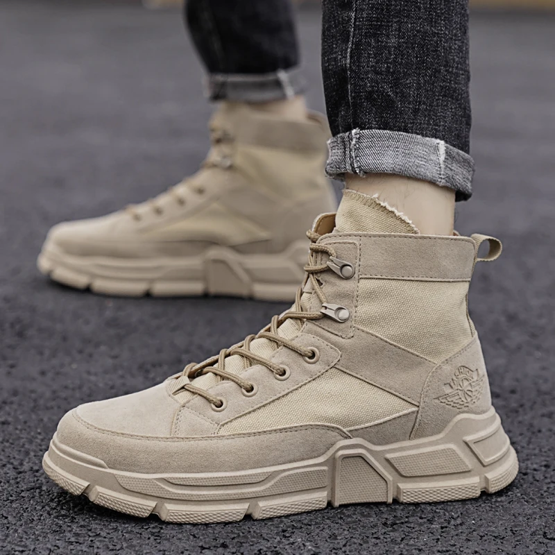 

HKIMDL Brand Men Winter Snow Boots Waterproof Leather Sneakers Super Warm Men's Boots Outdoor Male Hiking Boots Work Shoes