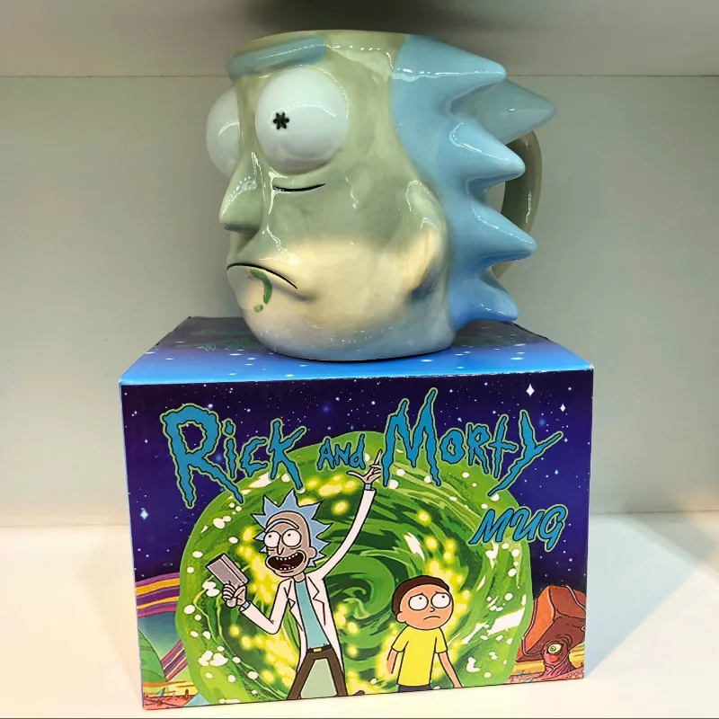 Креативная трехмерная керамическая кружка 3D чашка для завтрака кофе молока и