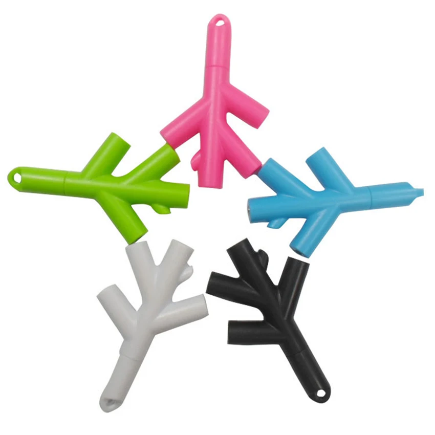 5-позиционный Разветвитель для наушников со штекером 3 5 мм и мультипортами |