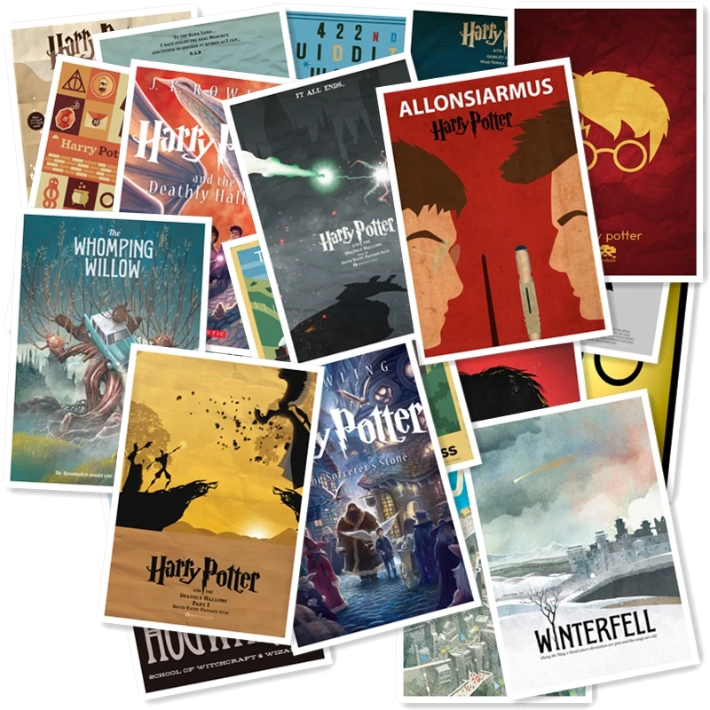 Academy of Magic Potter 20/шт ПВХ серии наклейки классический креативный дизайн коллекция подарок высокое качество печати