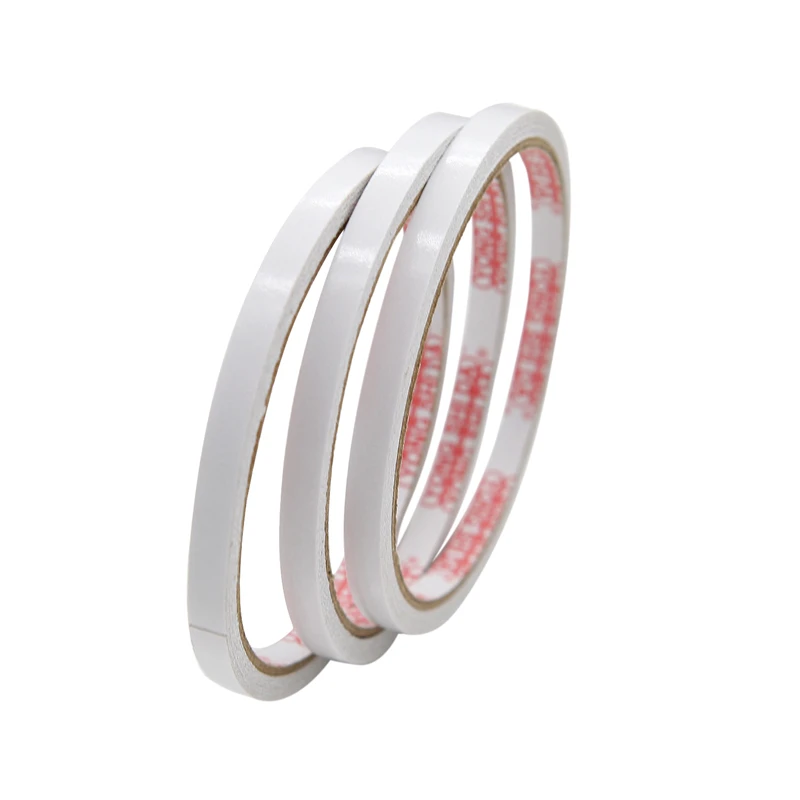 5 Rolls Double Sided Adhesive Tape White Super Strong Faced Tapes for Home DIY Craft Office Supplies | Обустройство дома