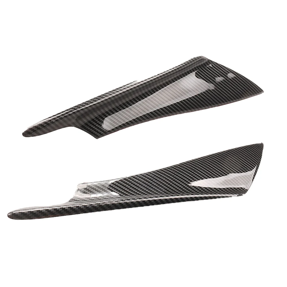 4 шт. Универсальный карбоновый автомобильный передний бампер Canard Splitter для губ