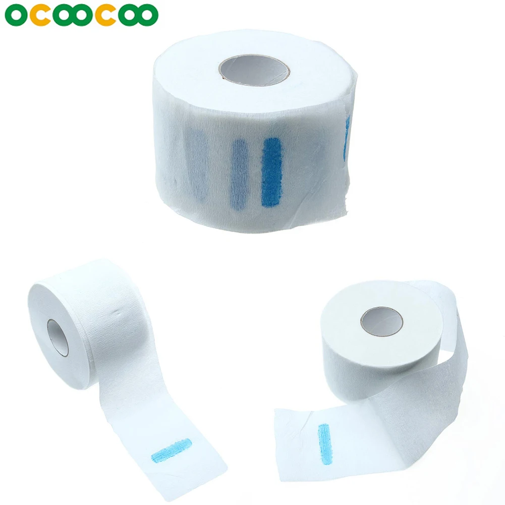 1 рулон бумажный воротник окрашивание волос салон защита покрытия одноразовые