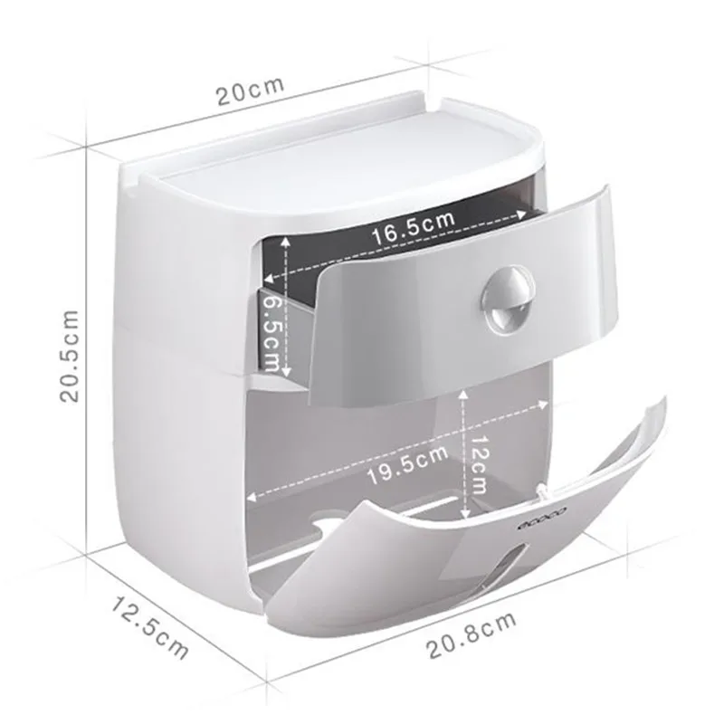 Водонепроницаемый настенный держатель для туалетной бумаги бумажные салфетки