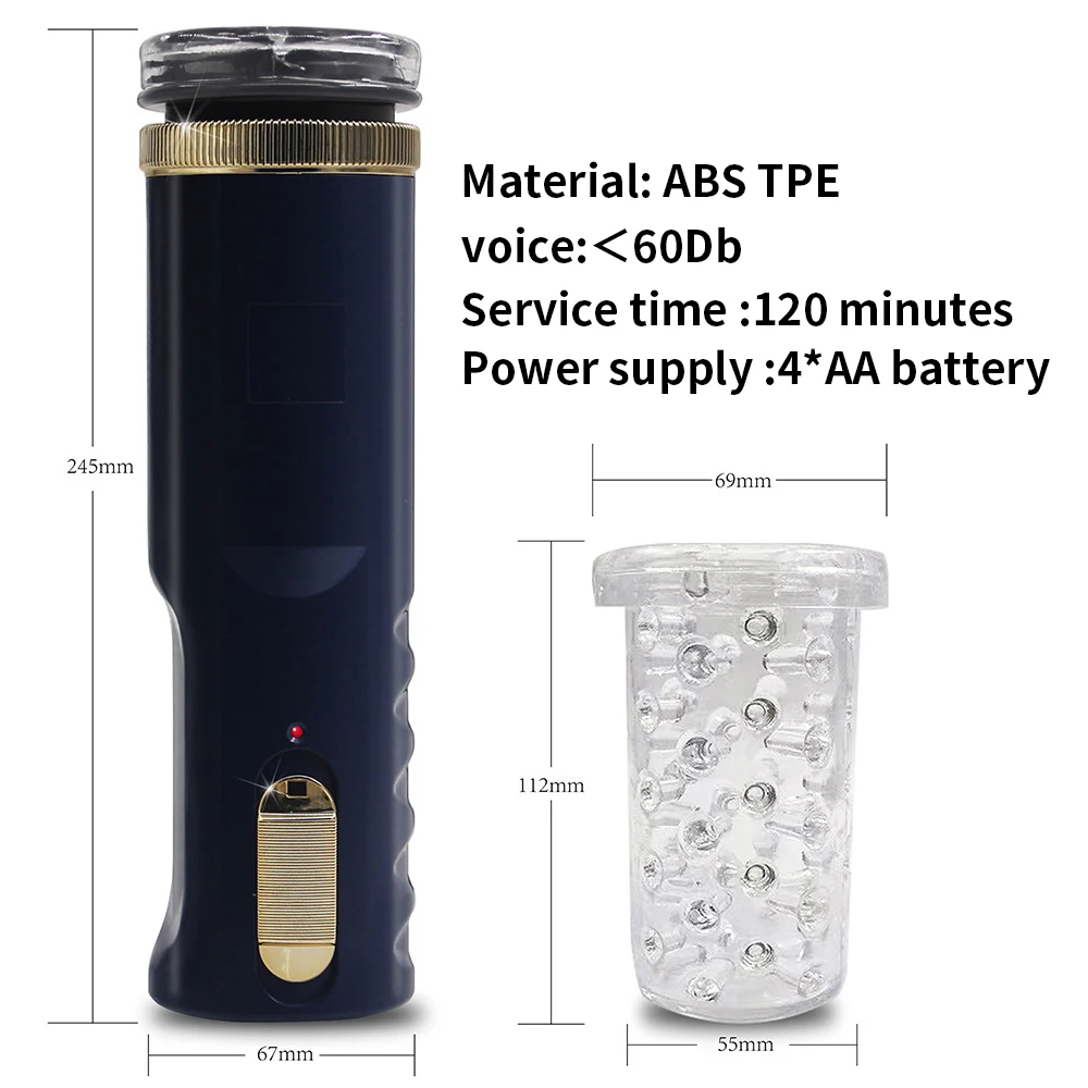 Автоматический Поршневой Выдвижной Мужской Вибратор для мастурбации высасывает