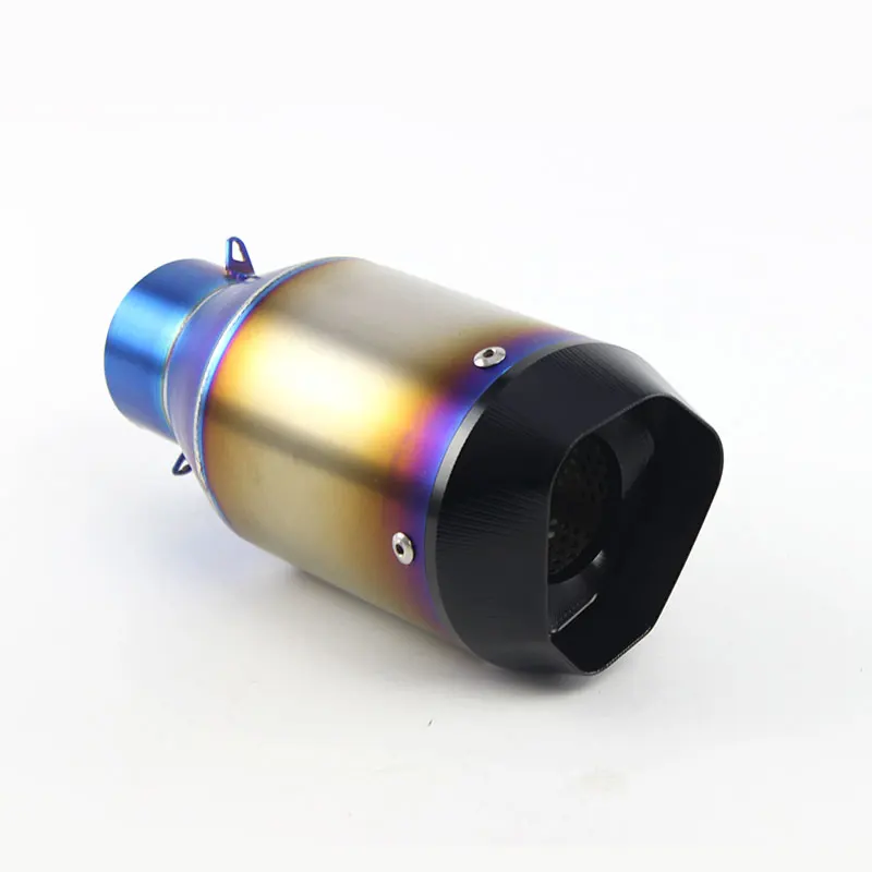 Akrapovic Мотоцикл выхлопная труба мото глушитель гоночная скутер 61 мм Универсальный