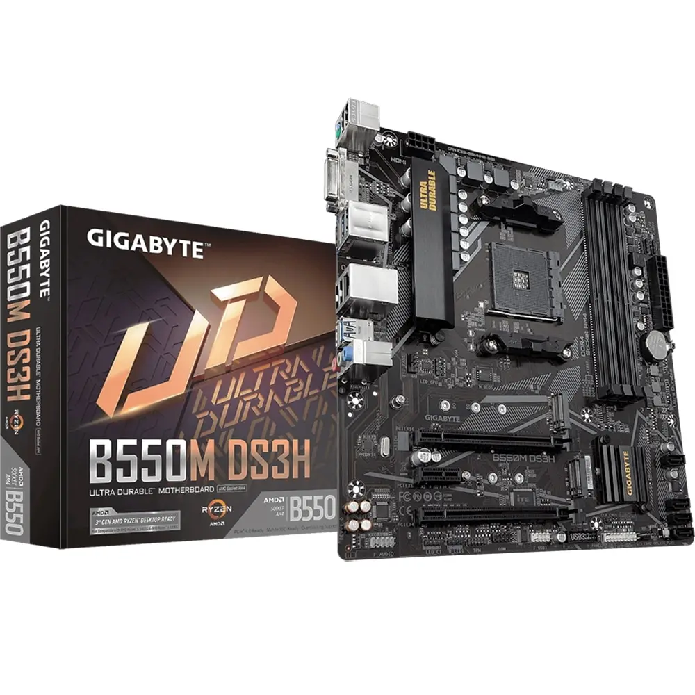 Материнская плата Gigabyte B550M DS3H | Компьютеры и офис