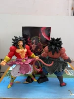 32cm japanese anime figure broly dark primary color get angry broly pvc movable action figures statue collection toy