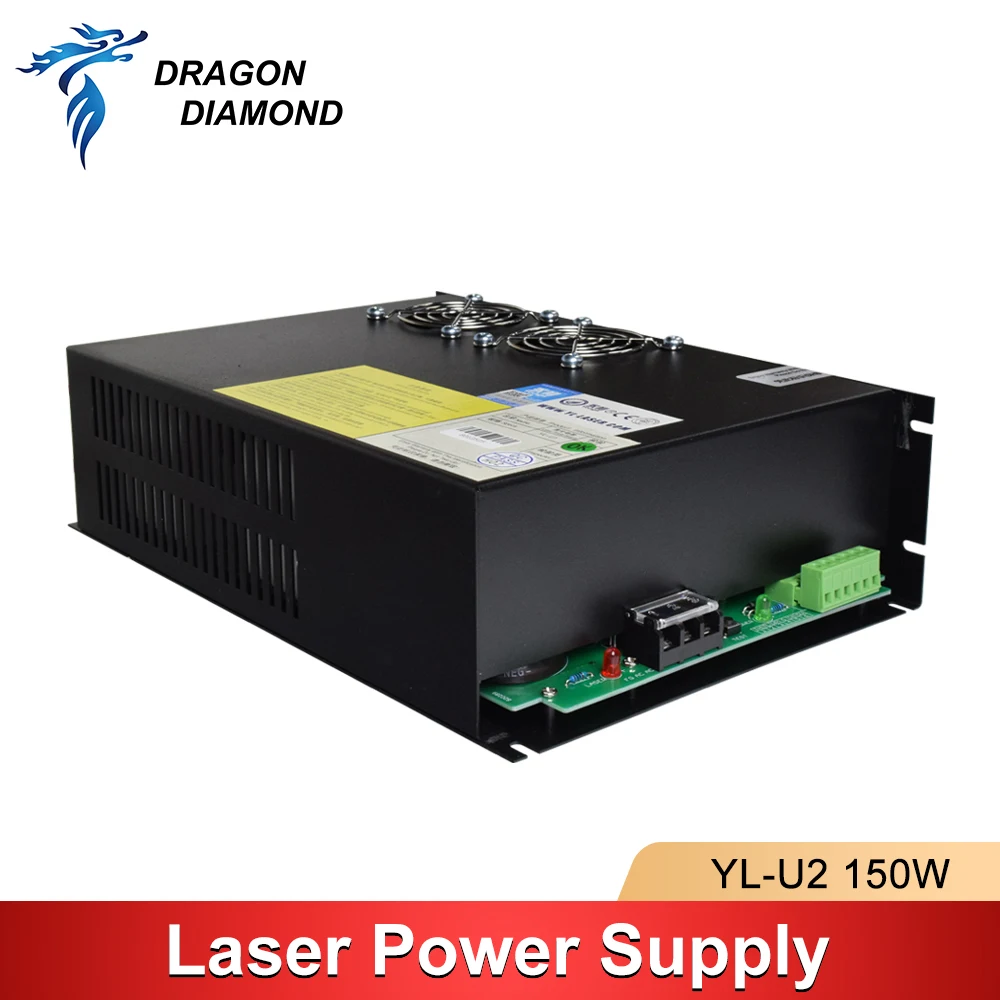 YL-U2 150W Laser Power Supply Source 130W-150W For Yongli A6s A8s R7 R9 H6 CO2 Laser Tube