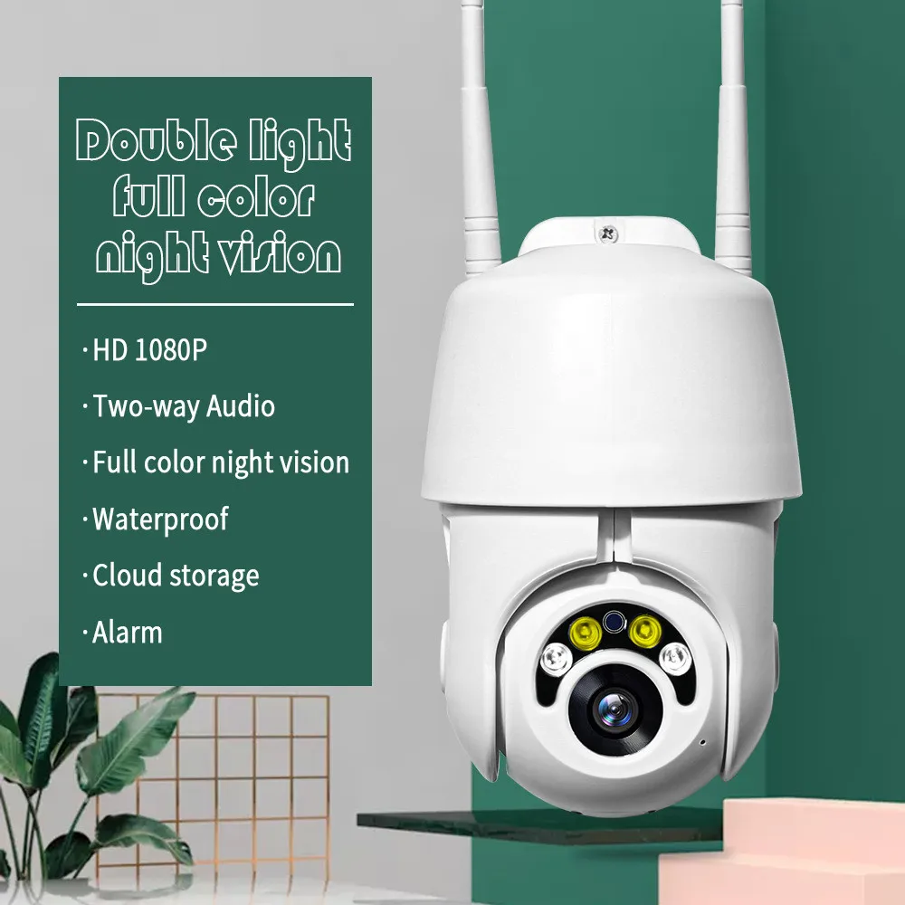 

1080P PTZ WIFI IP Camera Outdoor Waterproof AI Human Detect Wireless Camera P2P ONVIF Audio 2MP Security CCTV Camera