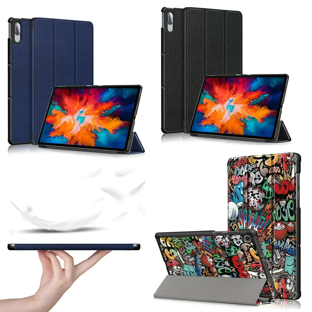 

Тонкий кожаный чехол-подставка для Lenovo P11 11 11 дюймов и защитная пленка для экрана