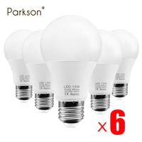 6pcs led bulb lamps e27 220v 18w 15w 12w led spotlight indoor kitchen bedroom living dining room lighting fixtures spot lamps