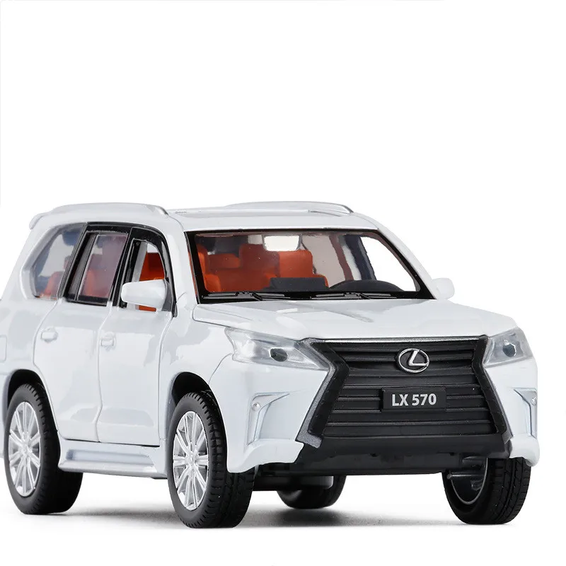Горячая Распродажа 1:32 Lx570 внедорожная модель из сплава имитация литого