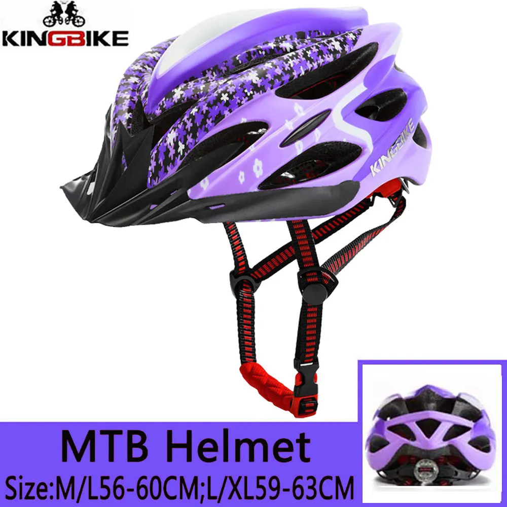BASECAMP велосипед шлем MTB велосипедный шлем сверхлегкий Для мужчин Wo Для мужчин велосипед аксессуары casco bicicleta hombre - Цвет: 656-Purple
