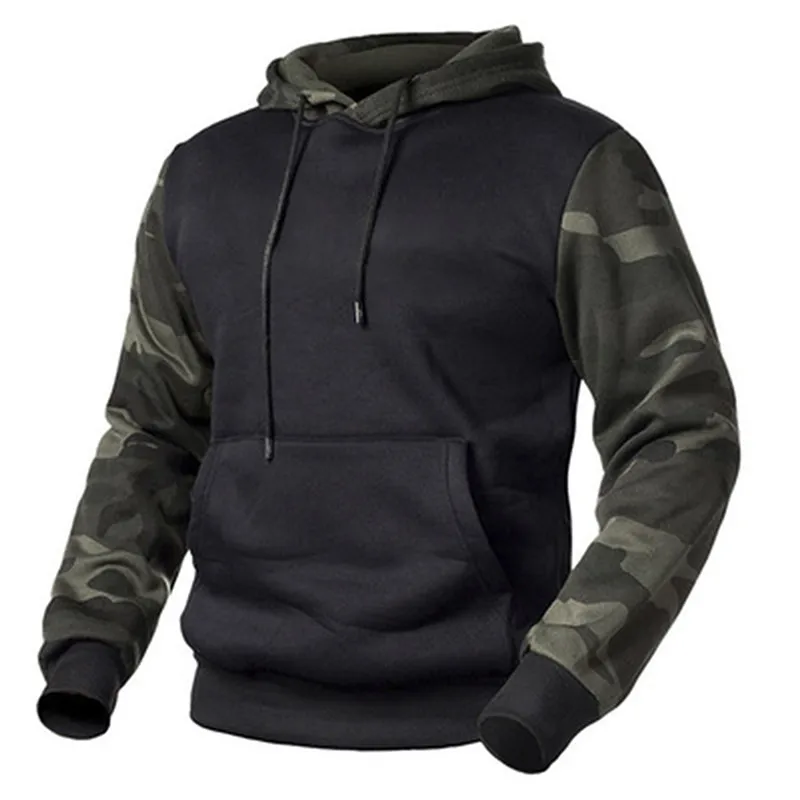 

Army Green Men Military Camouflage Hoodies Autumn Winter Hooded Sweatshirts Male Camo Hoody Hip Hop Streetwear Brand Top 4XL