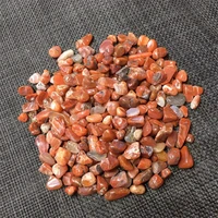 natural quartz crystal south red agate tumbled chips stones healing reiki gemstones garden home decoration