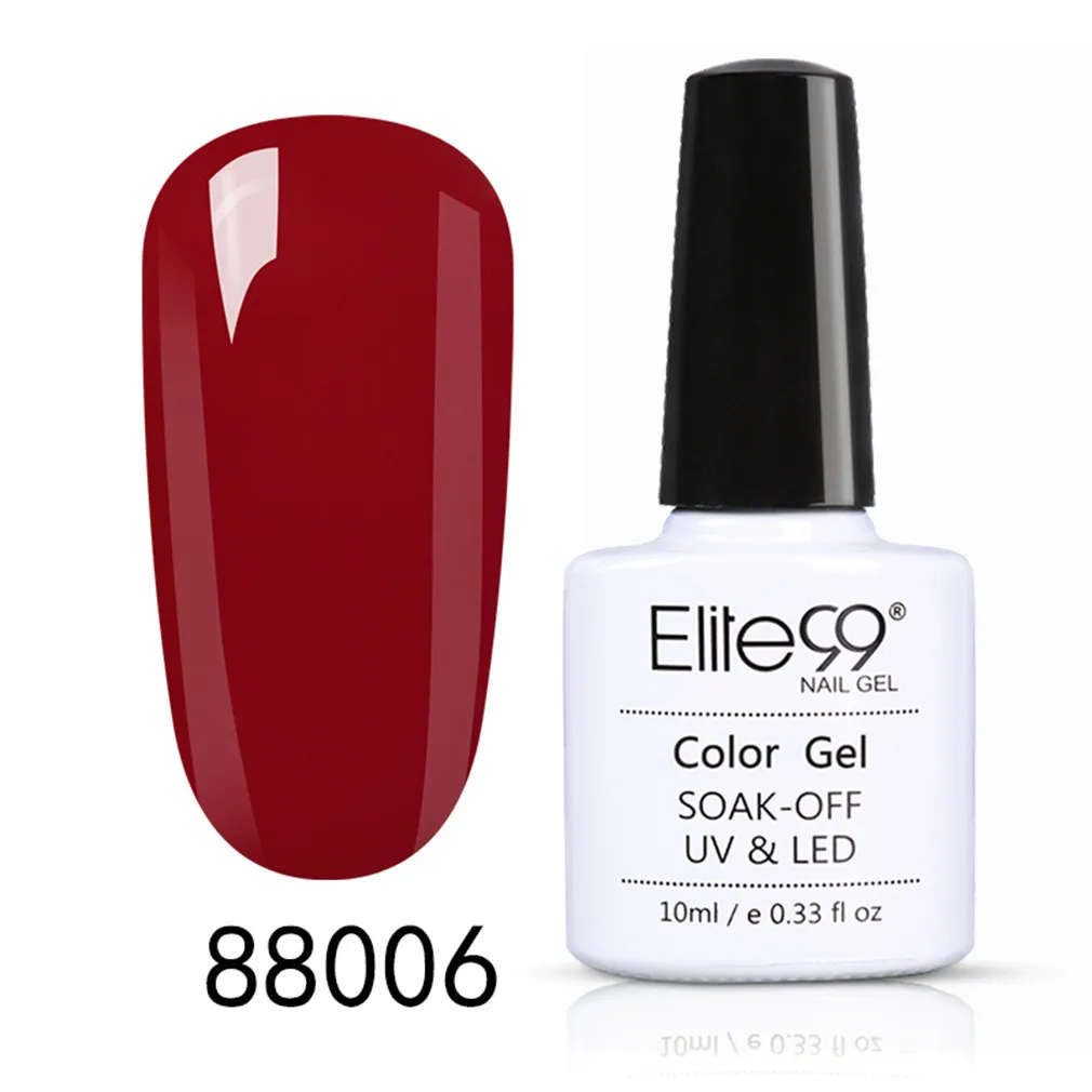 88006 Elite99 10 мл сменный Гель-лак для нейл-арта мрамор Halo эффект гель Перманентный лак для ногтей замачиваемый маникюрный гель для ногтей лак - Цвет: 88006