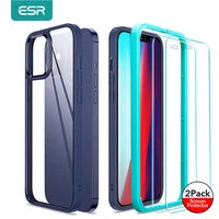 esr caseglass for iphone 13 12 shockproof back cover for iphone 13 12 pro max mini case with tempered glass screen protector