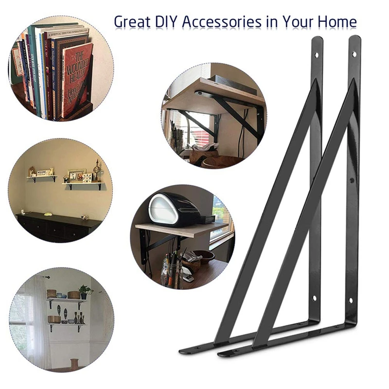 Сверхмощный кронштейн для полки дюймовые кронштейны L 90 градусов угловая скобка