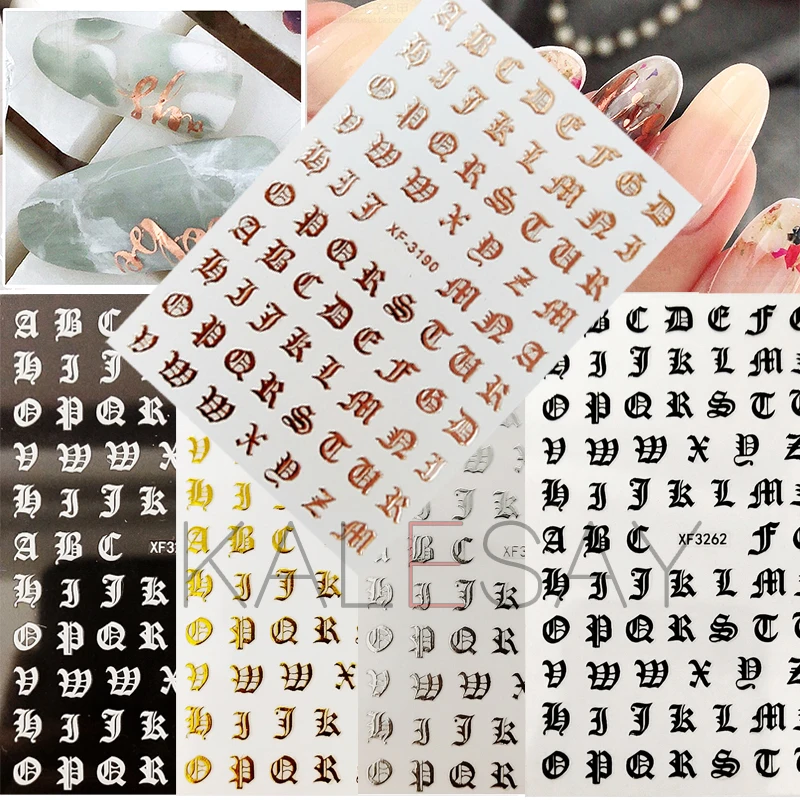 Стикеры 3D на ногти Nail Art, украшение, маникюр, розовое золото, цвет, наклейки для ногтей, самоклеющиеся, сделай сам, наклейки, s, с обратным клеем, новая мода